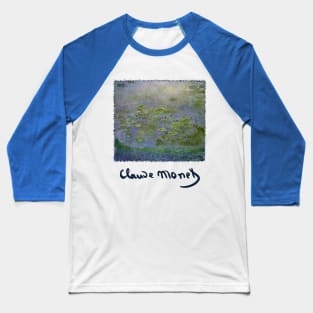 Waterlilies by Claude Monet Baseball T-Shirt